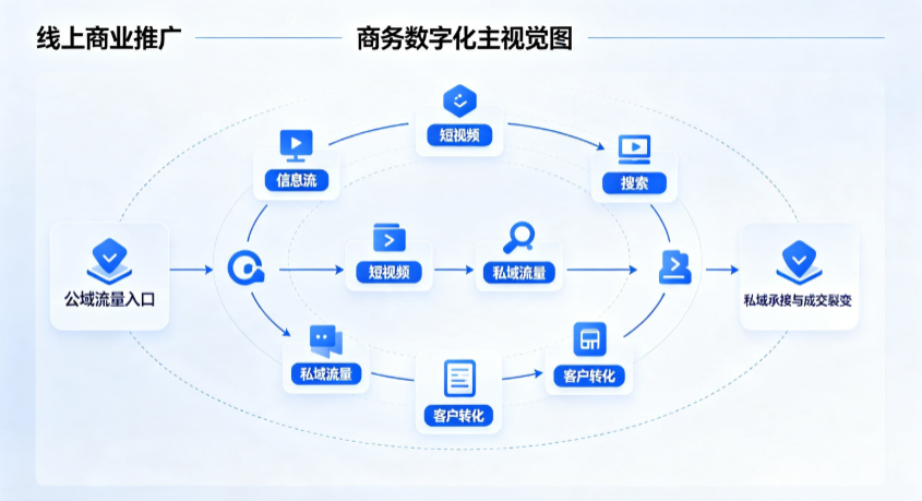 古交市线上商业推广怎么做？全域流量闭环搭建与低成本转化实战指南
